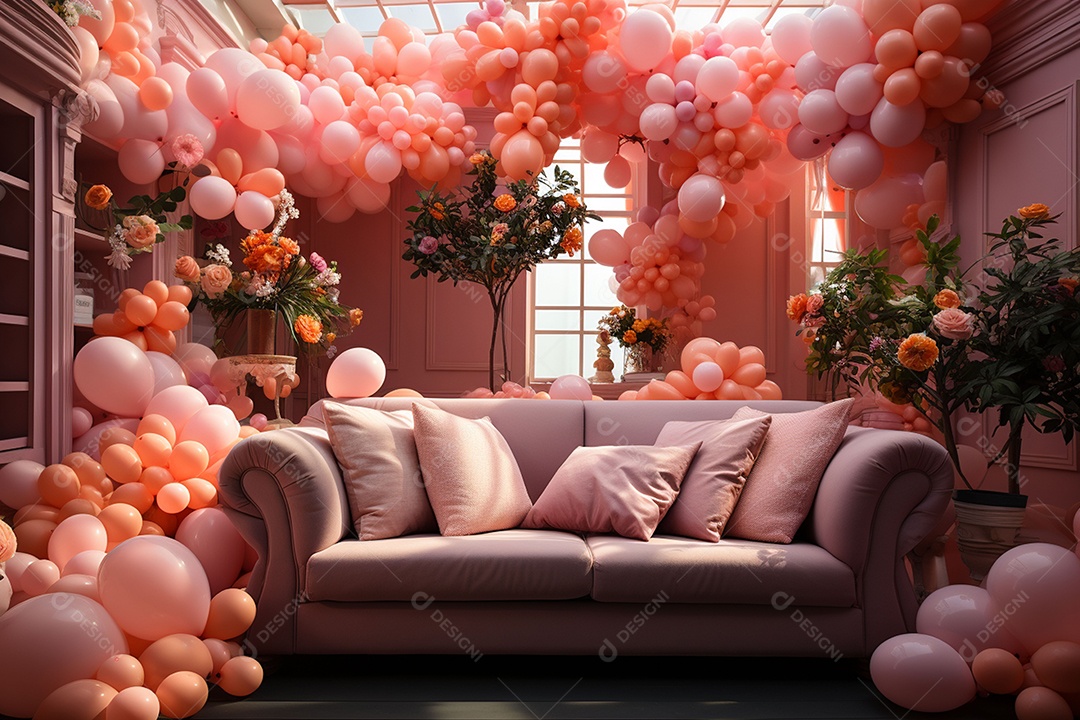 Decoração especial para o dia do casamento