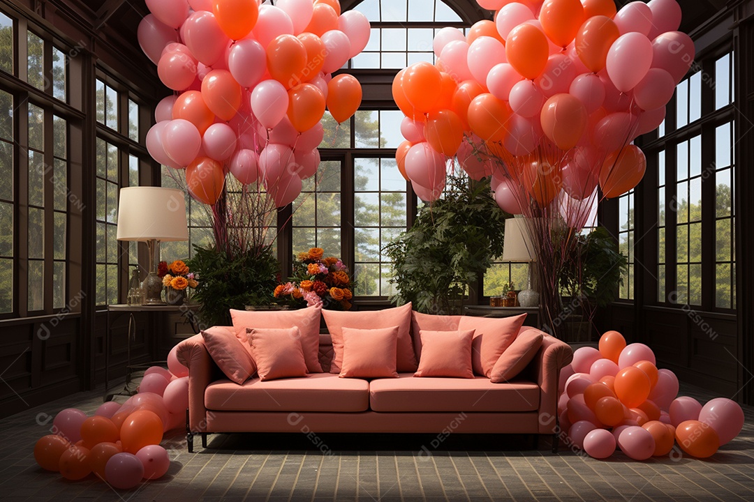 Decoração especial para o dia do casamento