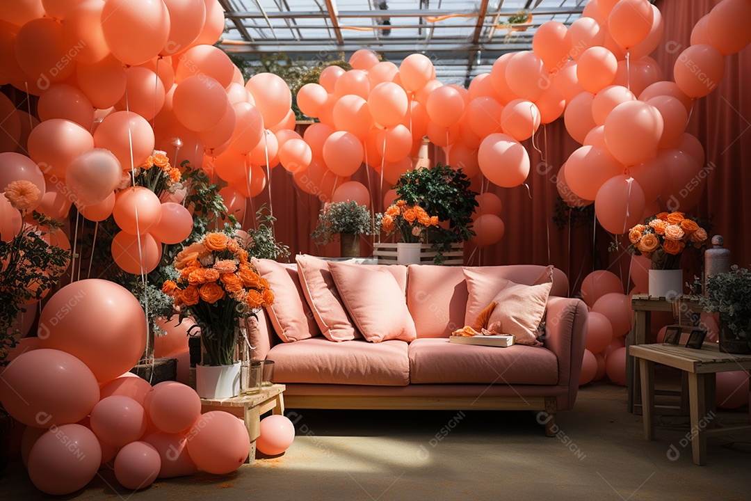 Decoração especial para o dia do casamento