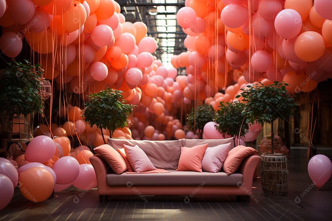 Decoração especial para o dia do casamento