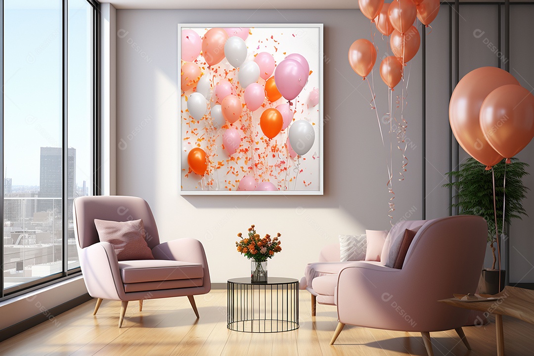 Decoração especial para o dia do casamento