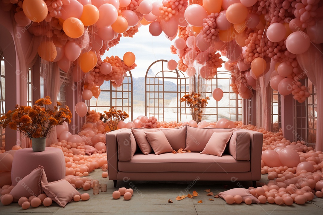 Decoração especial para o dia do casamento