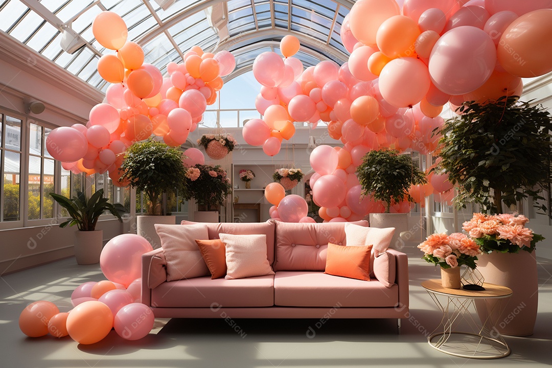 Decoração especial para o dia do casamento