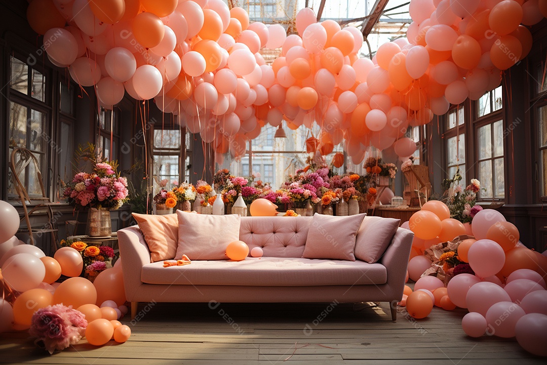 Decoração especial para o dia do casamento