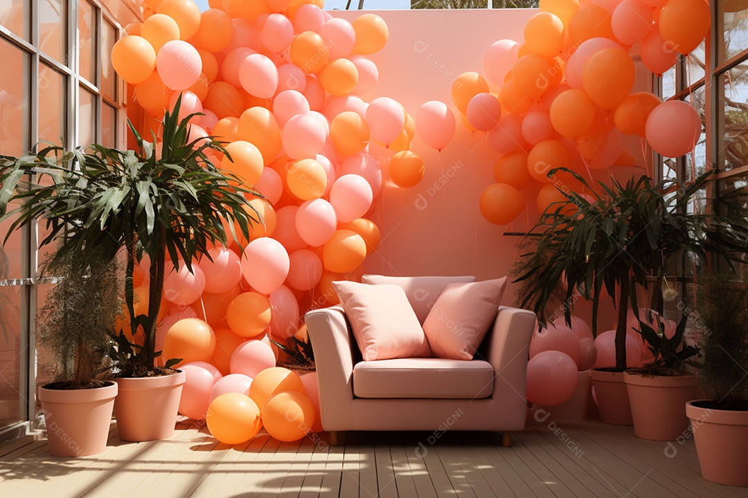 Decoração especial para o dia do casamento