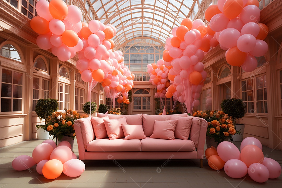 Decoração especial para o dia do casamento