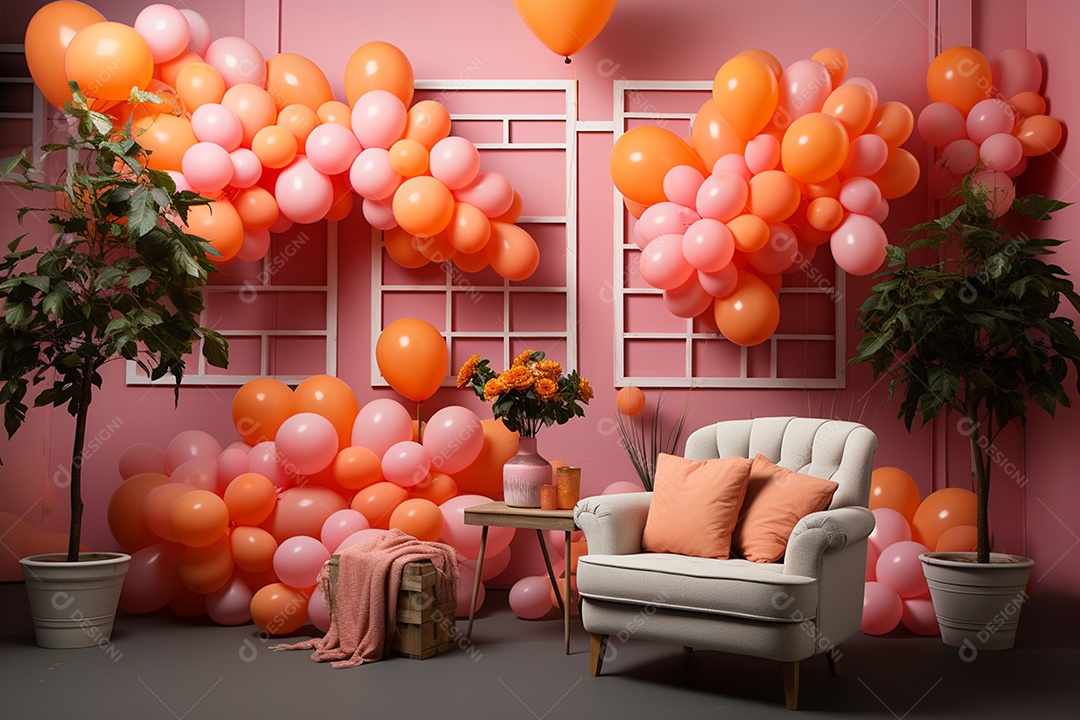 Decoração especial para o dia do casamento