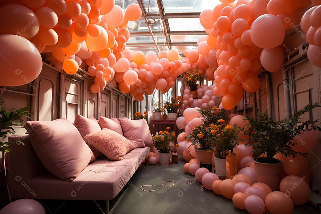 Decoração especial para o dia do casamento