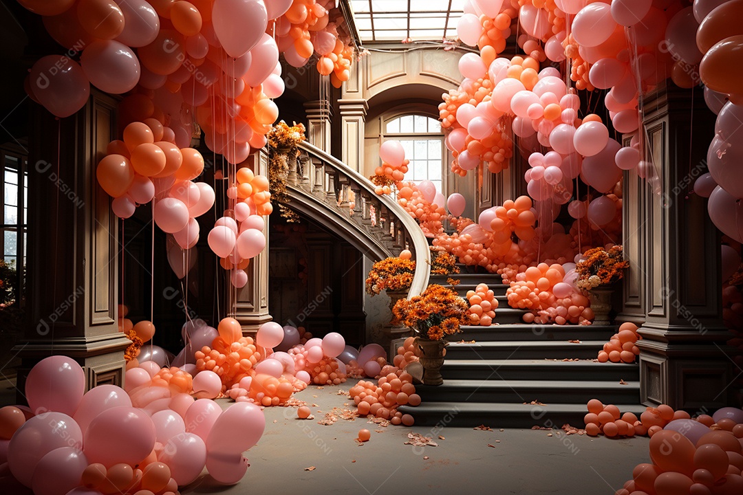 Decoração especial para o dia do casamento