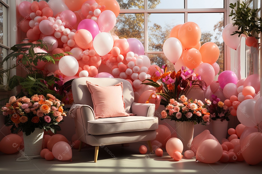 Decoração especial para o dia do casamento