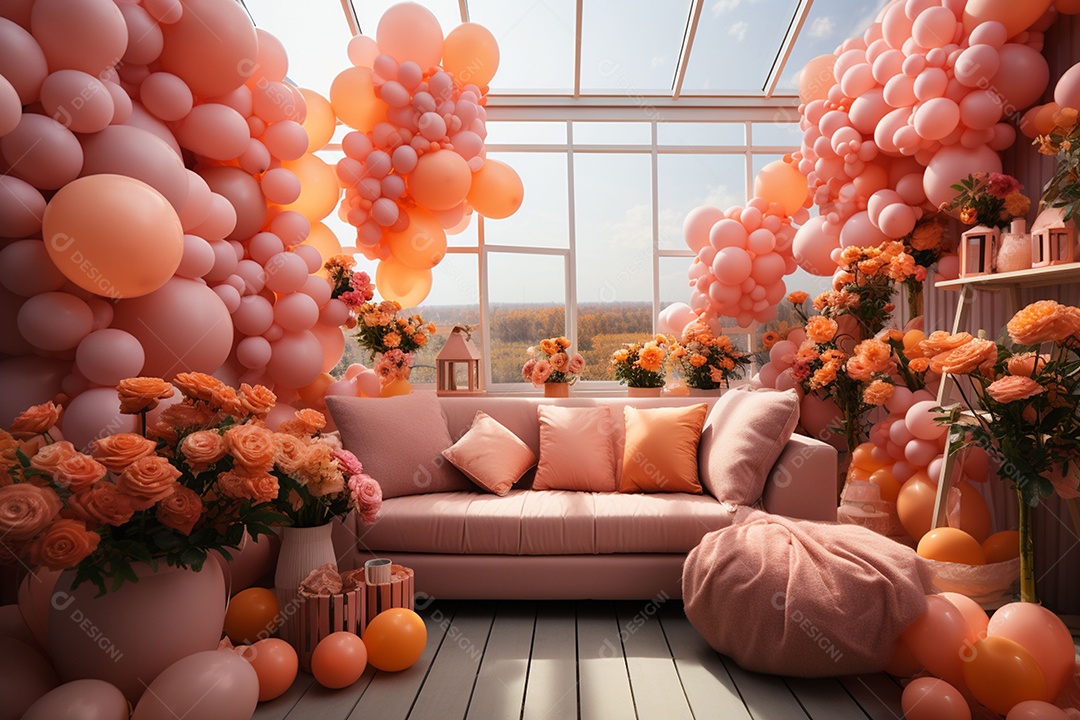 Decoração especial para o dia do casamento