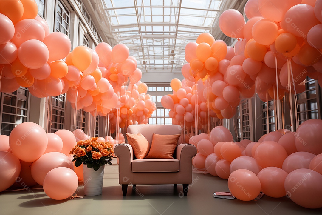 Decoração especial para o dia do casamento