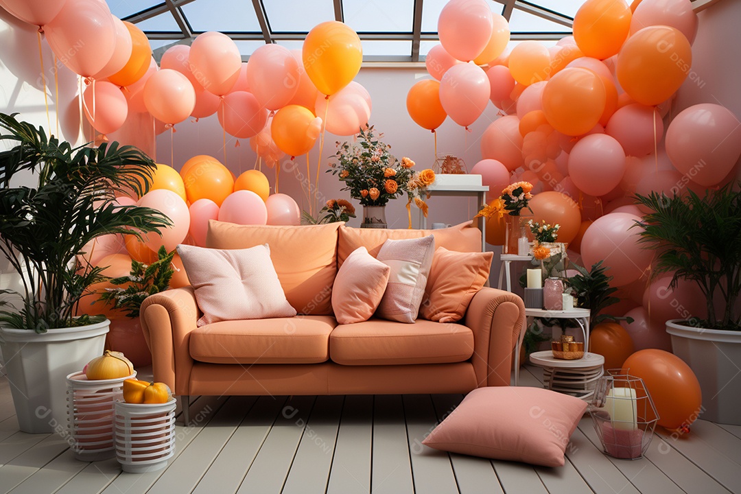 Decoração especial para o dia do casamento