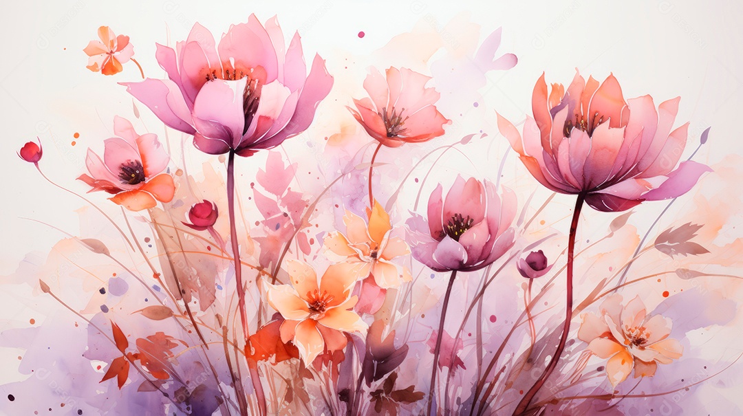 Dia das Mães, a comemoração mais merecida 12 de maio Estilo aquarela Generative AI.