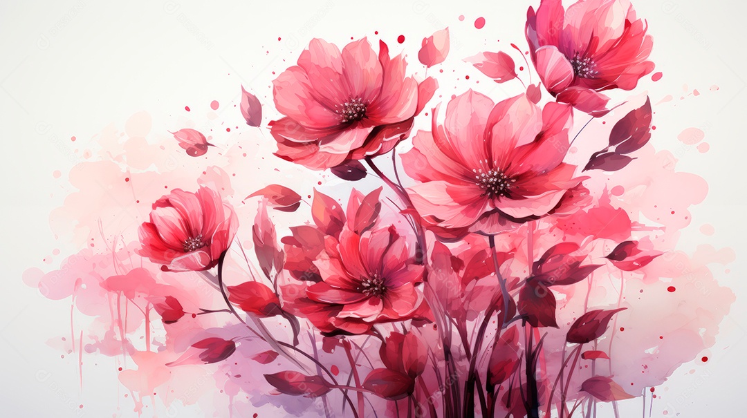 Dia das Mães, a comemoração mais merecida 12 de maio Estilo aquarela Generative AI.