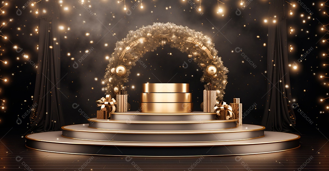 Fundo de cenário para Ano Novo