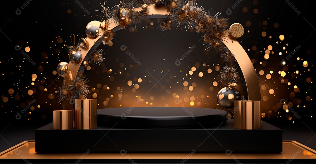 Fundo de cenário para Ano Novo