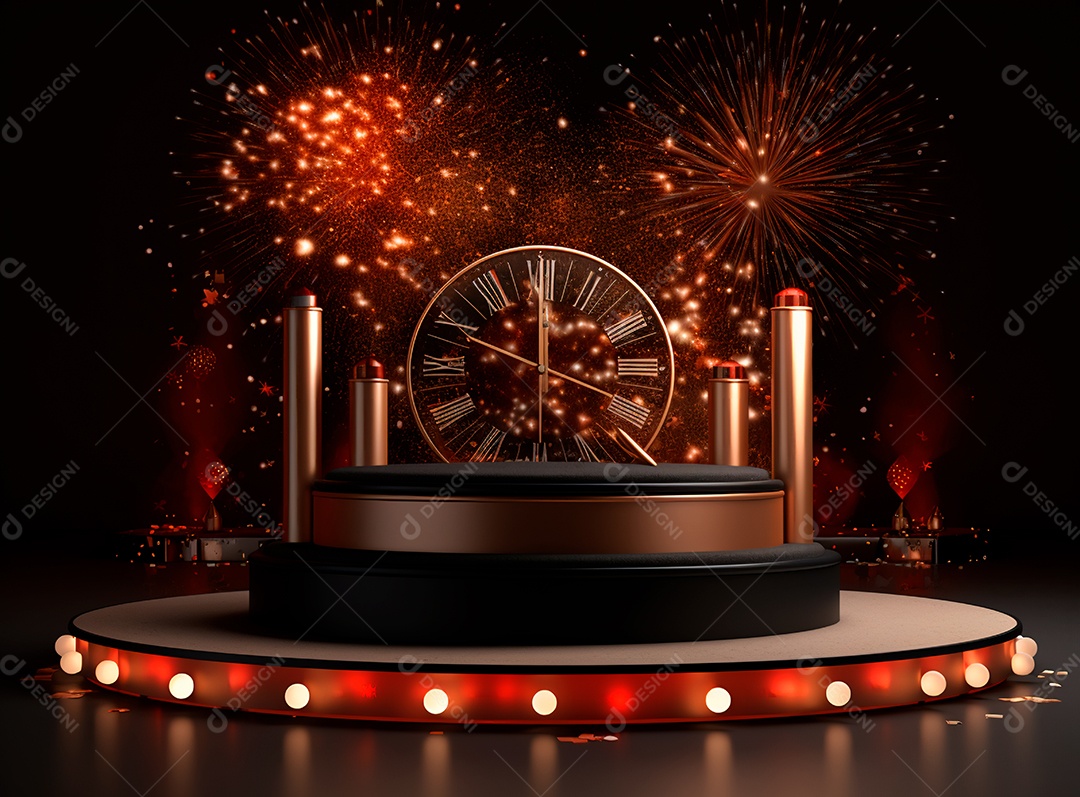 Fundo de cenário para Ano Novo