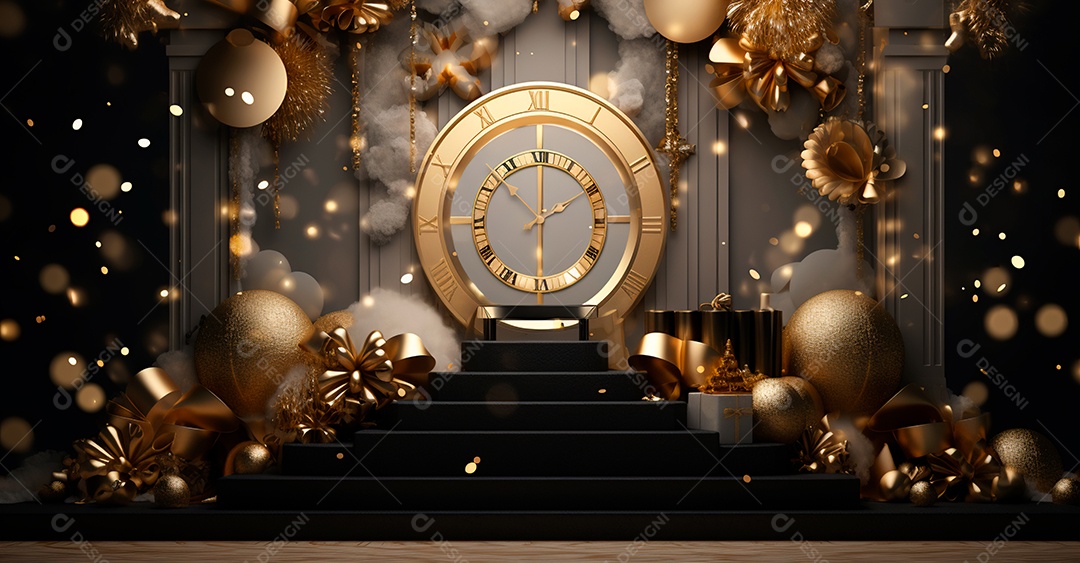 Fundo de cenário para Ano Novo