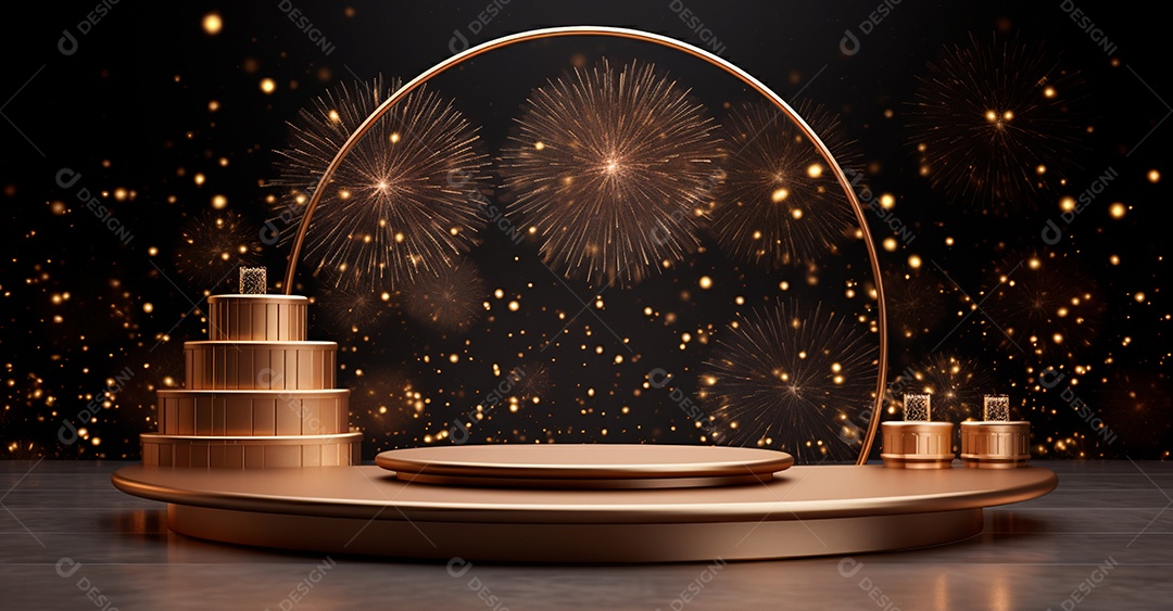 Fundo de cenário para Ano Novo