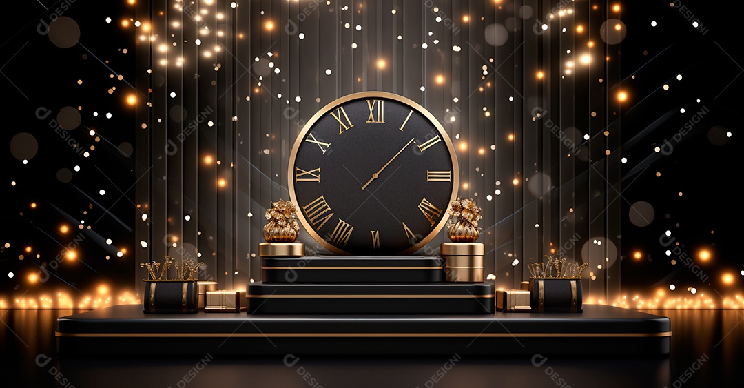 Fundo de cenário para Ano Novo