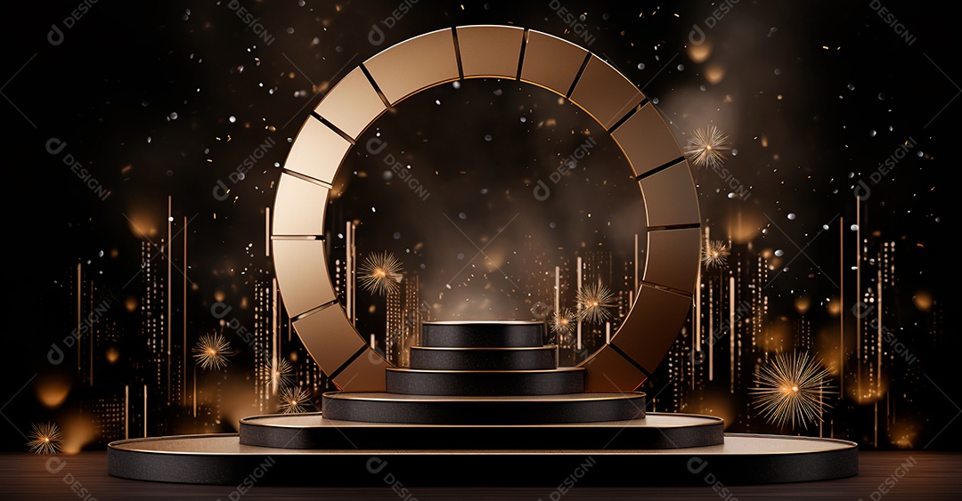 Fundo de cenário para Ano Novo