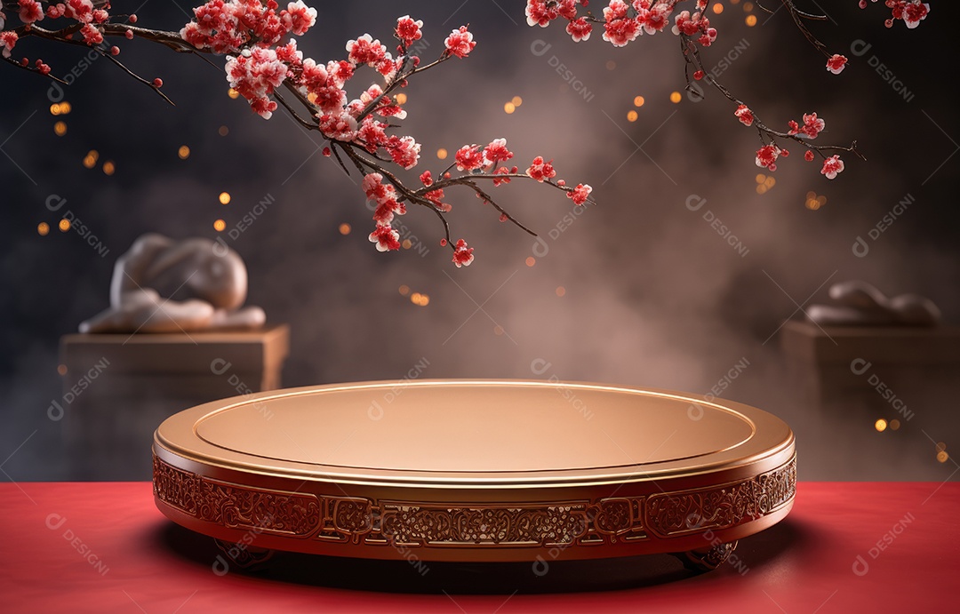 Cenários digitais de aro floral. ensaio montado com adereço Flor e cenário de madeira. Flor pendurada