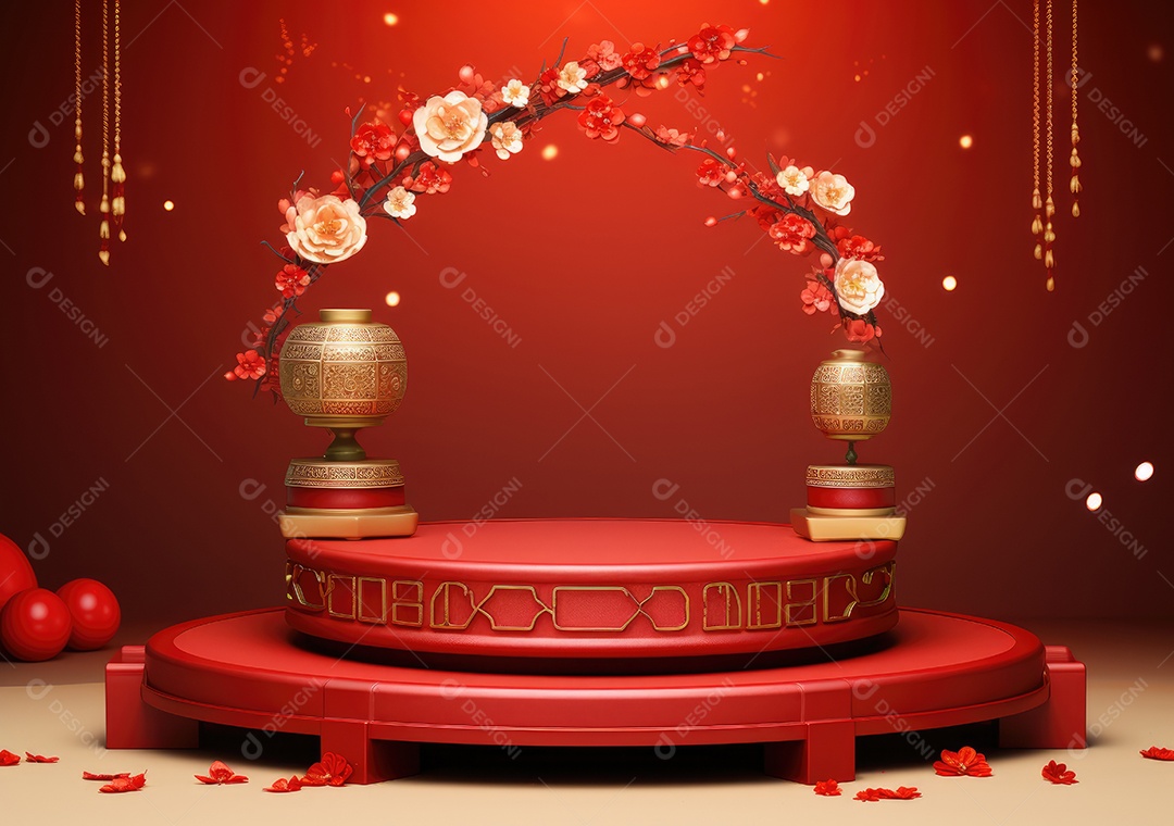 Cenários digitais de aro floral. ensaio montado com adereço Flor e cenário de madeira. Flor pendurada