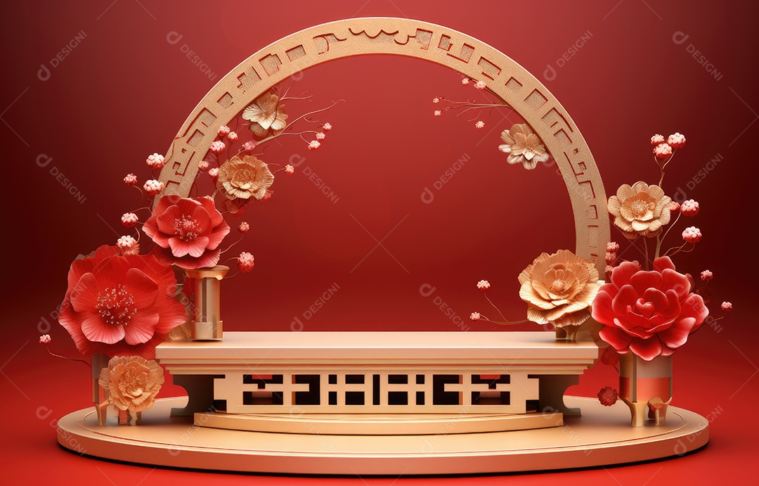 Cenários digitais de aro floral. ensaio montado com adereço Flor e cenário de madeira. Flor pendurada