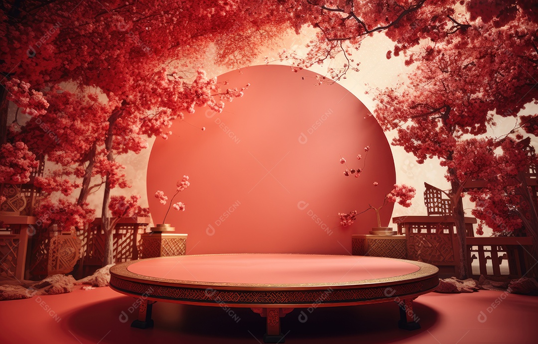 Cenários digitais de aro floral. ensaio montado com adereço Flor e cenário de madeira. Flor pendurada