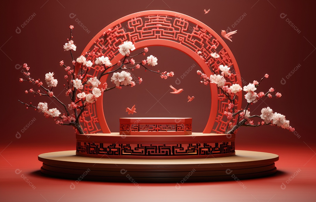 Cenários digitais de aro floral. ensaio montado com adereço Flor e cenário de madeira. Flor pendurada