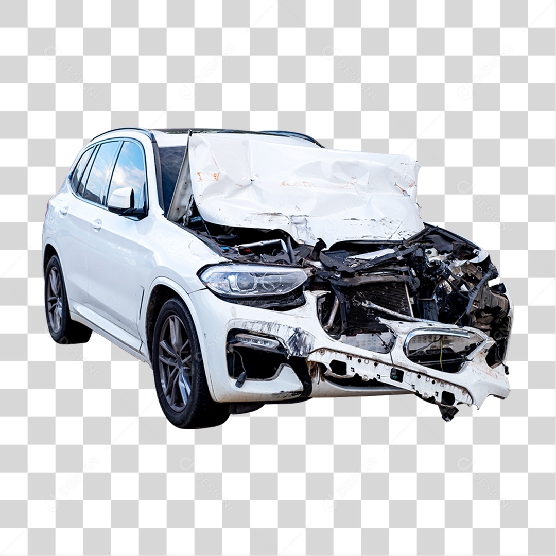 Carros Batidos Funilaria PNG Transparente