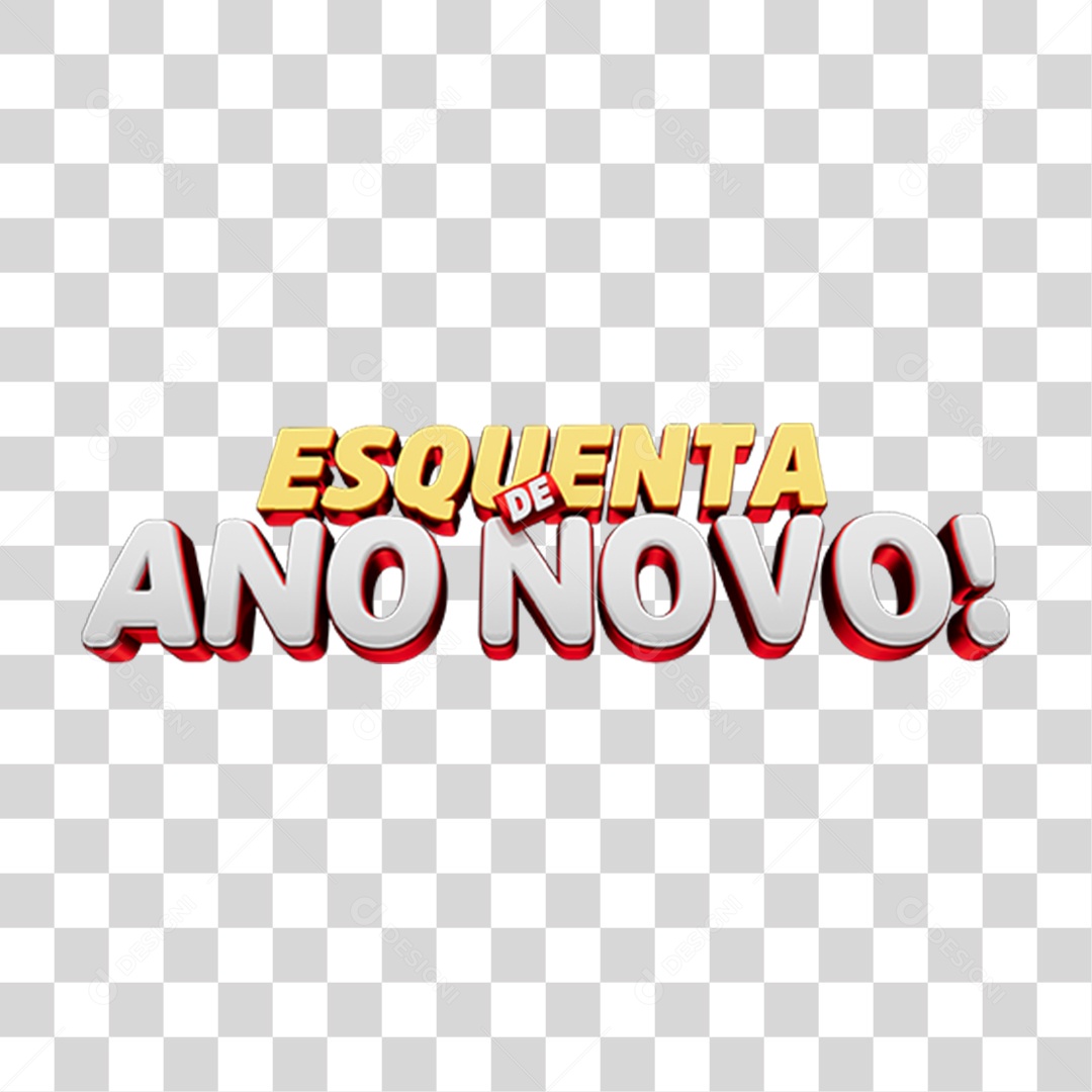 Esquente de Ano Novo PNG Transparente