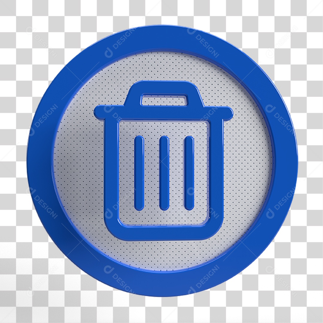 Ícone Lata de Lixo PNG Transparente