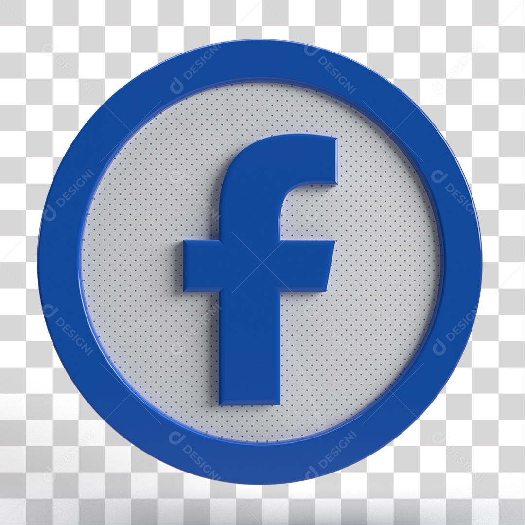Ícone do Facebook para Mídias Sociais PNG Transparente