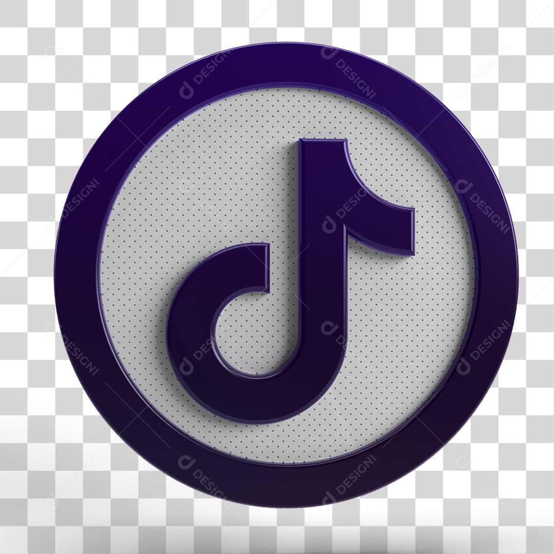 Ícone do Tiktok para Mídias Sociais PNG Transparente