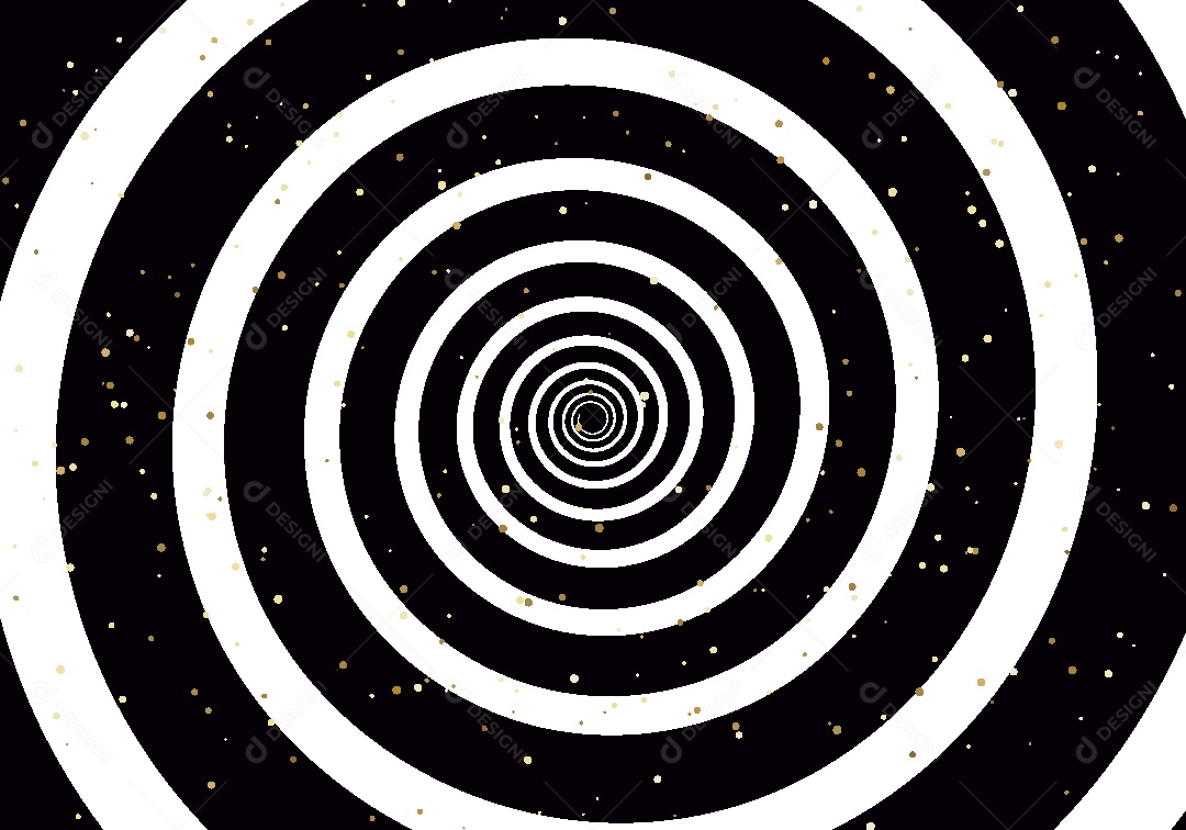 Background de Espiral Ilustração Vetor EPS
