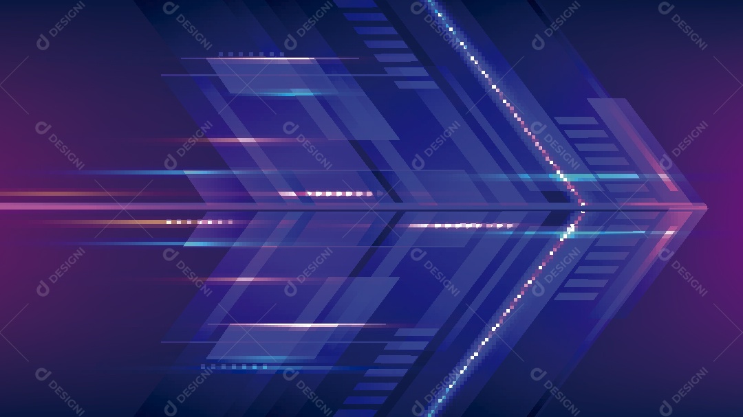 Background Futurista Ilustração Vetor EPS