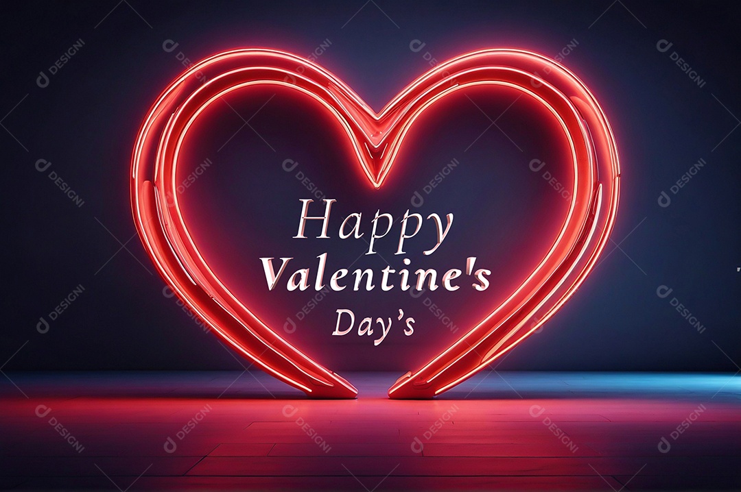 Casal de dia dos namorados e fundo de coração grande com espaço de texto