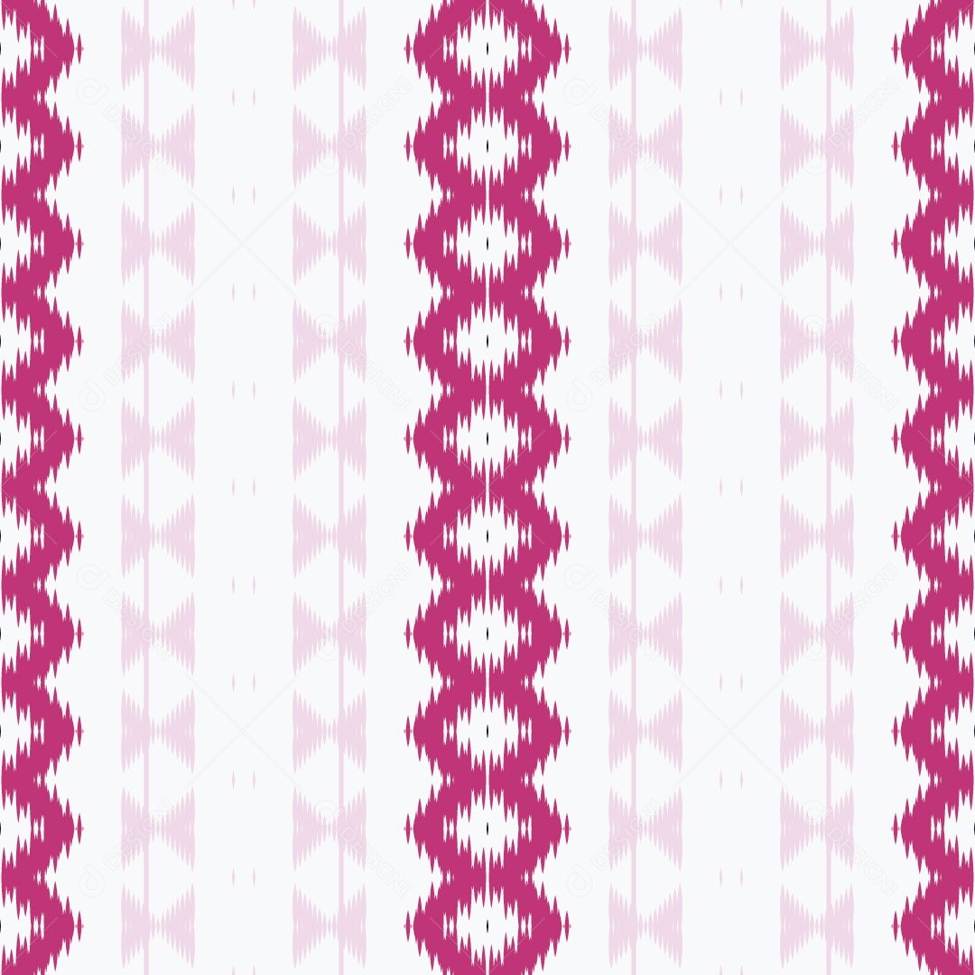 Ilustração de Padrão Tribal Branco e Rosa Vetor EPS