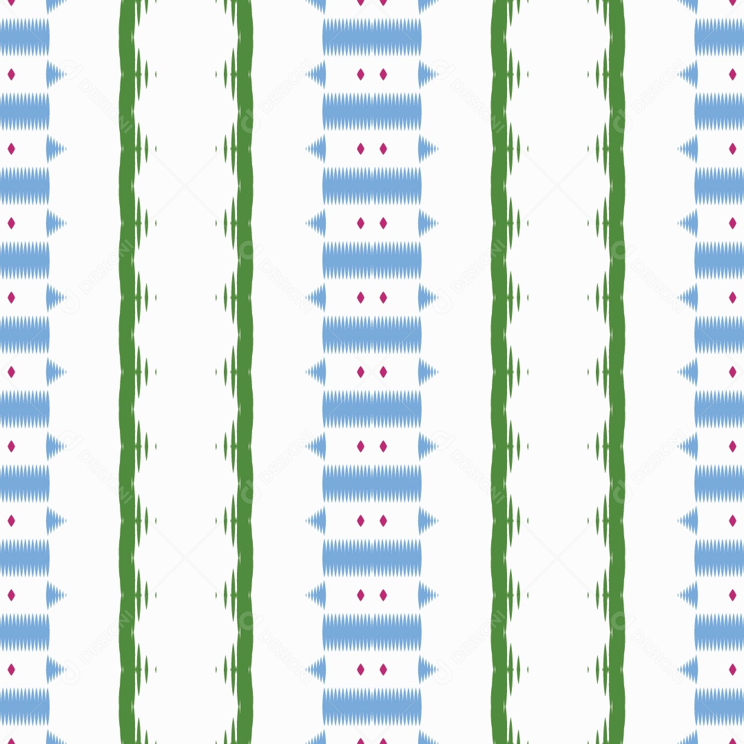 Ilustração de Padrão Tribal Colorido Vetor EPS