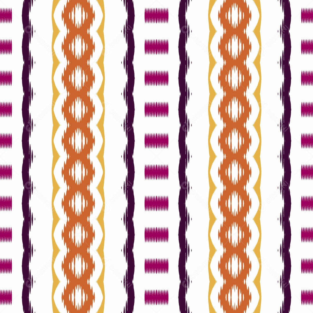 Tecido de Seda Tradicional Padrão Sem Costura Ilustração Vetor EPS