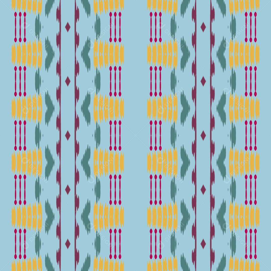 Tecido de Seda Tradicional Padrão Sem Costura Ilustração Vetor EPS