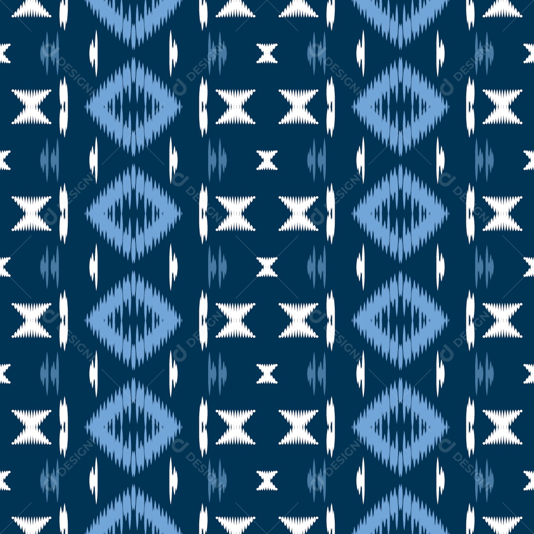 Tecido de Seda Tradicional Padrão Sem Costura Ilustração Vetor EPS