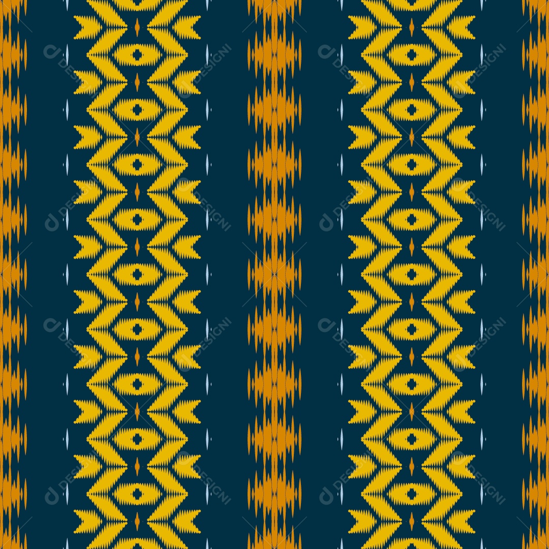 Tecido de Seda Tradicional Padrão Sem Costura Ilustração Vetor EPS