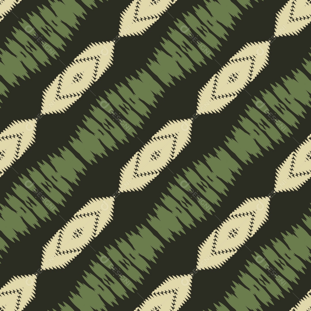 Tecido de Seda Tradicional Padrão Sem Costura Ilustração Vetor EPS