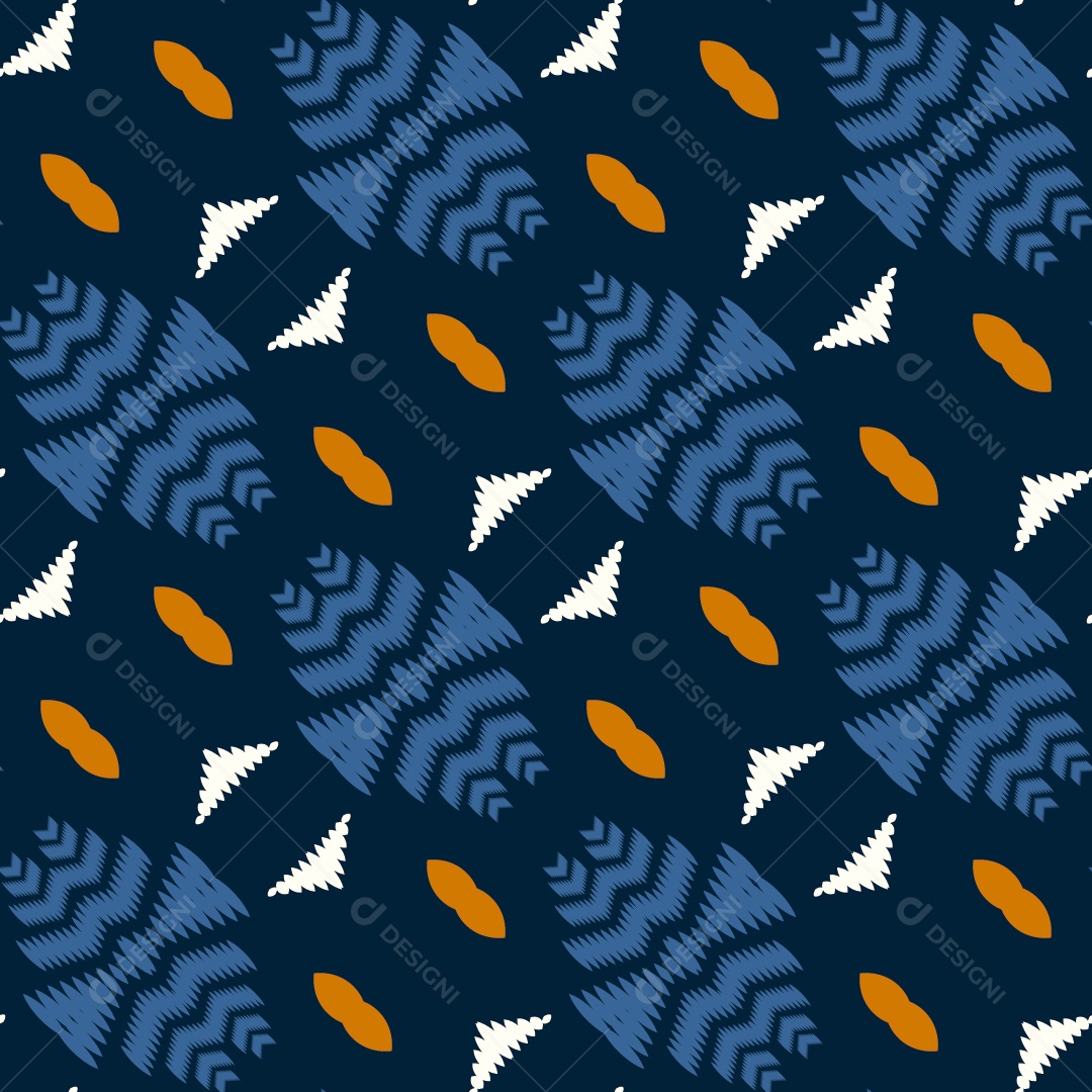 Tecido de Seda Tradicional Padrão Sem Costura Ilustração Vetor EPS