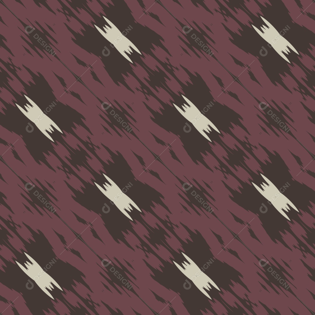 Tecido de Seda Tradicional Padrão Sem Costura Ilustração Vetor EPS