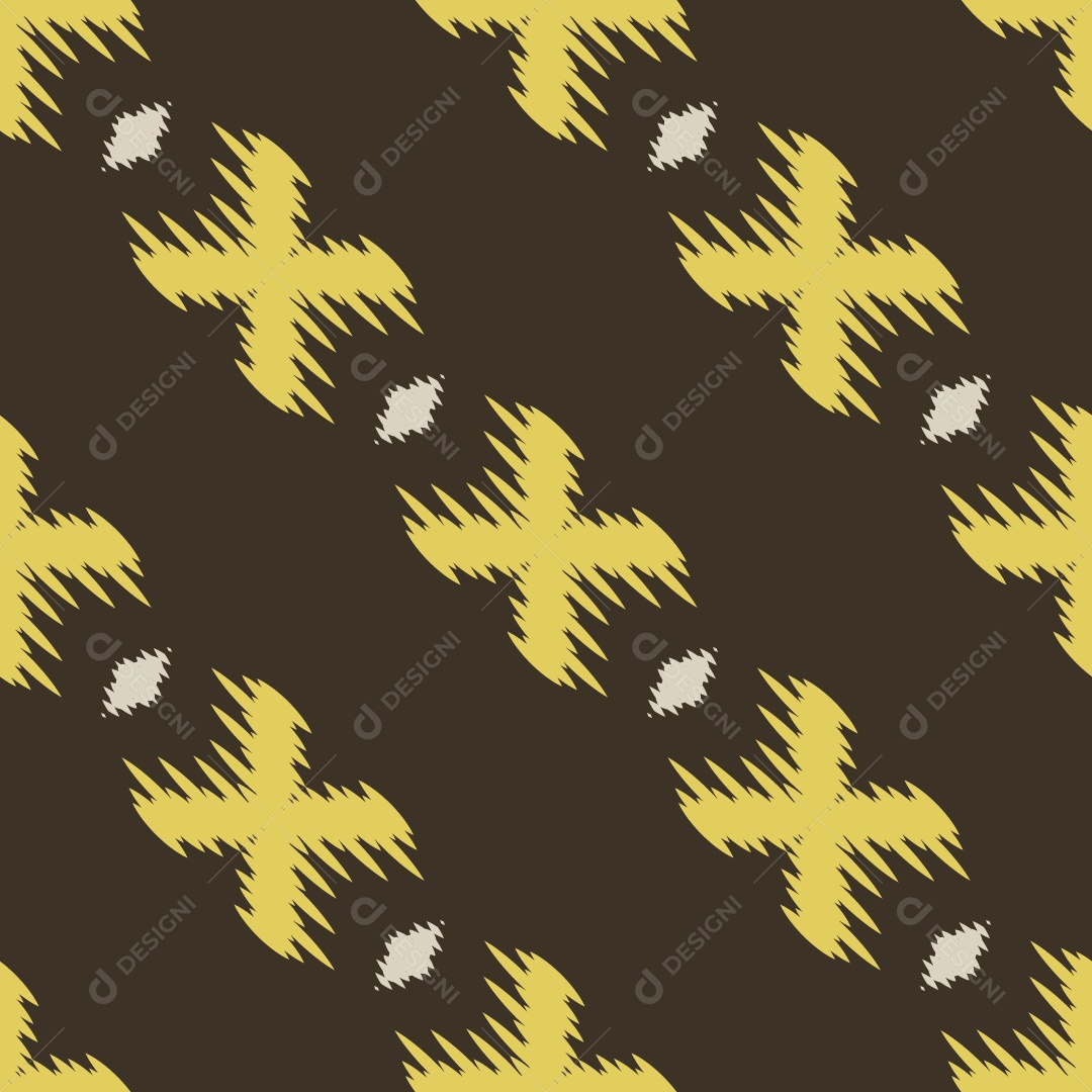 Tecido de Seda Tradicional Padrão Sem Costura Ilustração Vetor EPS