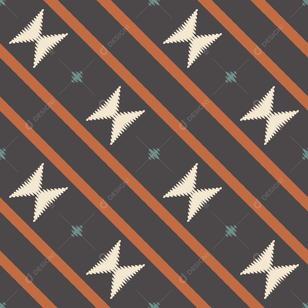 Tecido de Seda Tradicional Padrão Sem Costura Ilustração Vetor EPS